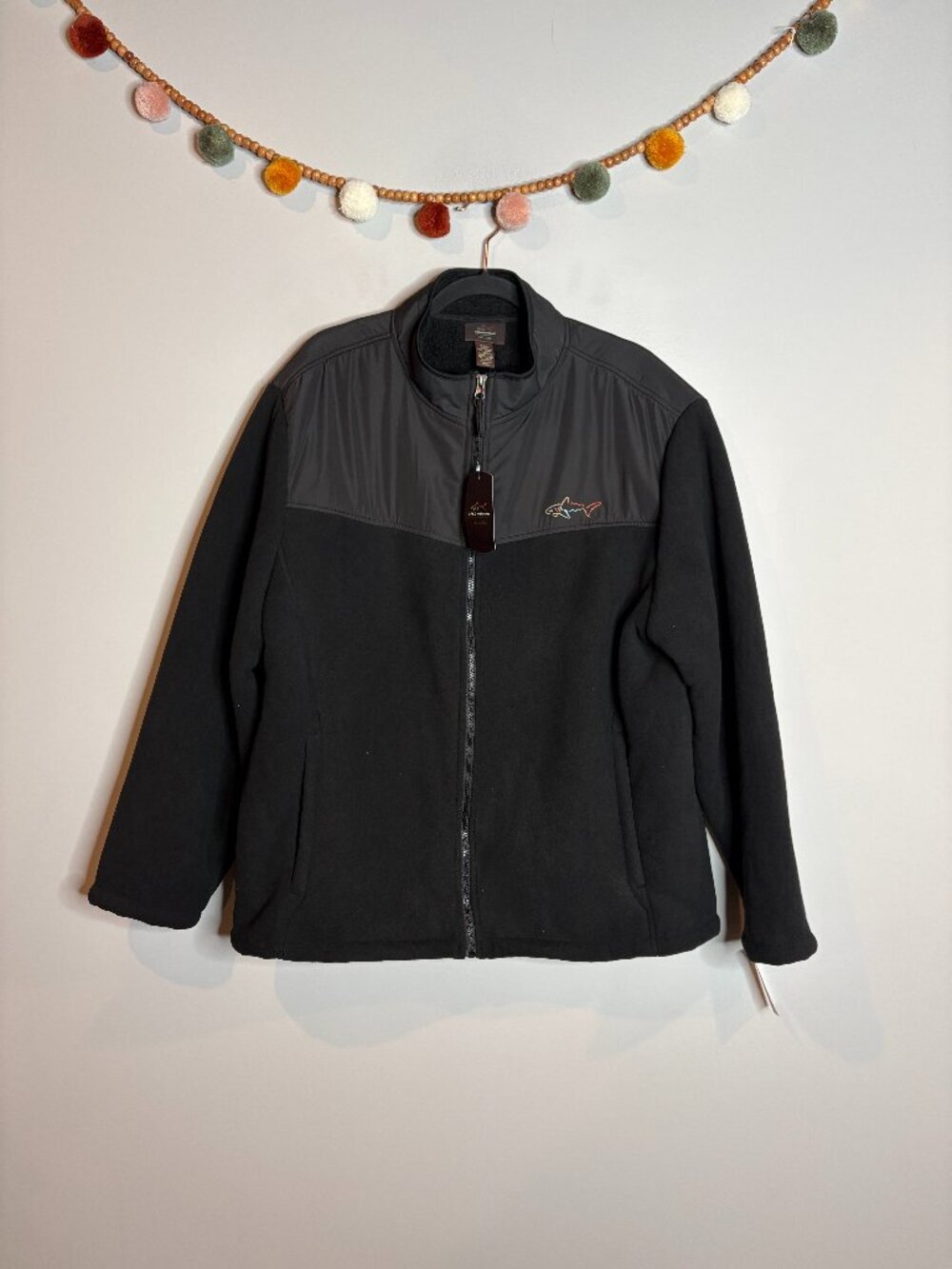 NWT Greg Norman sherpa full zip fleece jacket